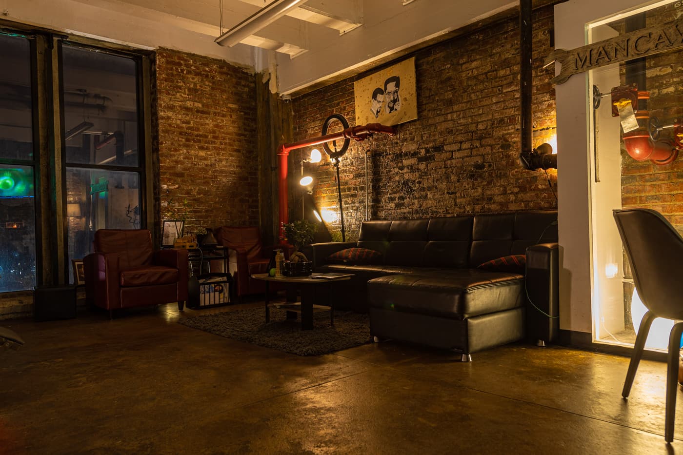 Inside The Factory, Gentlemen's Factory's original Brooklyn space.