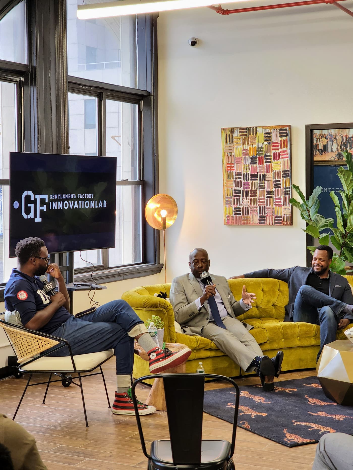 A panel at the Innovation Lab, July 2022.